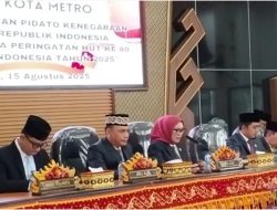 Ria Hartini Pimpin Paripurna DPRD Metro, Tegaskan Semangat Bersatu dan Berdaulat Demi Indonesia Maju